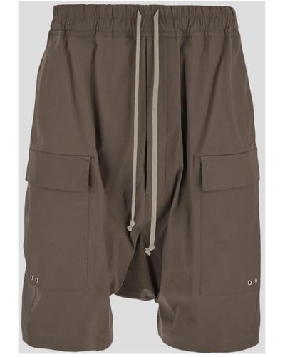 Rick Owens Shorts > casual shorts - Gris