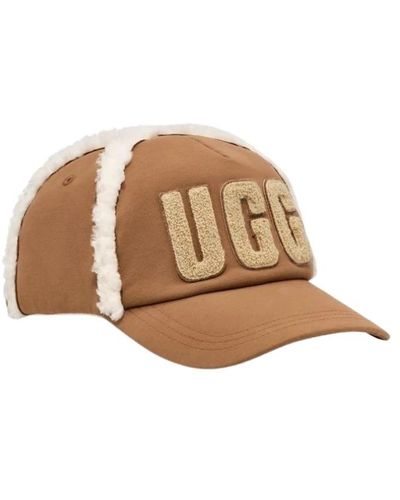 UGG Bonded fleece baseball cap - Marrone