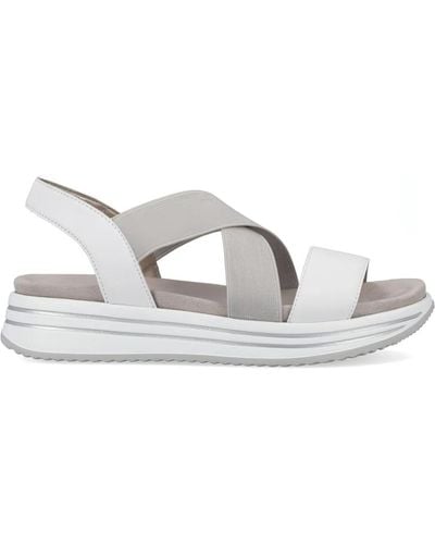 Remonte Flat Sandals - White