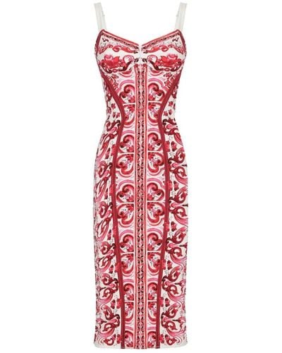 Dolce & Gabbana Midi dresses - Rot