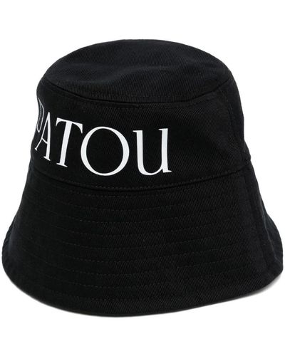 Patou Cappello bucket in cotone nero
