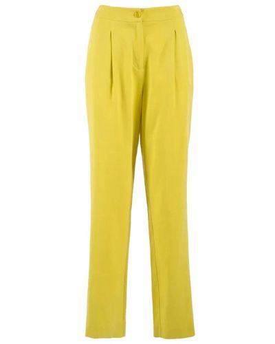 Nenette Straight Trousers - Yellow