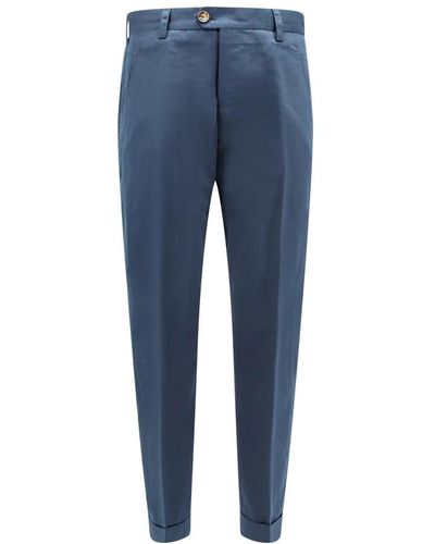 PT Torino Slim-Fit Trousers - Blue