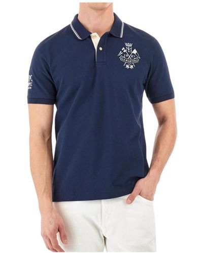 La Martina Polo Shirts - Blue