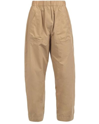 Ottod'Ame Trousers > cropped trousers - Neutre