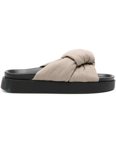 Inuikii Shoes > flip flops & sliders > sliders - Marron