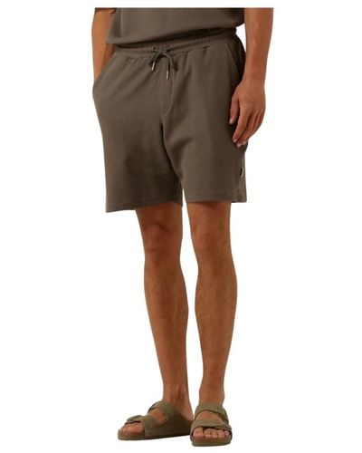 Woodbird Waffel shorts - Braun