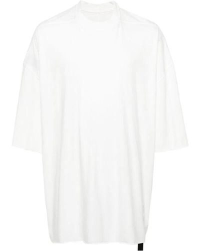 Rick Owens Milchfarbenes tommy t-shirt - Weiß