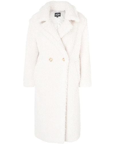 UGG Coats > double-breasted coats - Blanc