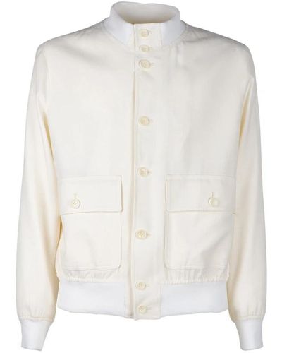 Loro Piana Elegant sporty wool jacket - Weiß