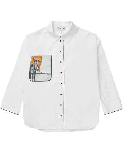Munthe Blouses & shirts > shirts - Blanc