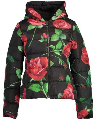 Dolce & Gabbana Polyester Jacket & Coat - Green