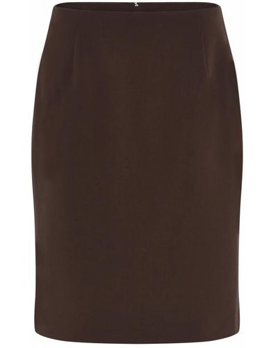 Cro Short Skirts - Brown