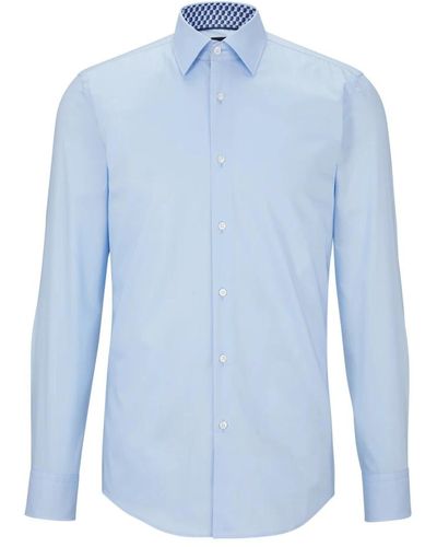 BOSS Formal shirts - Blau