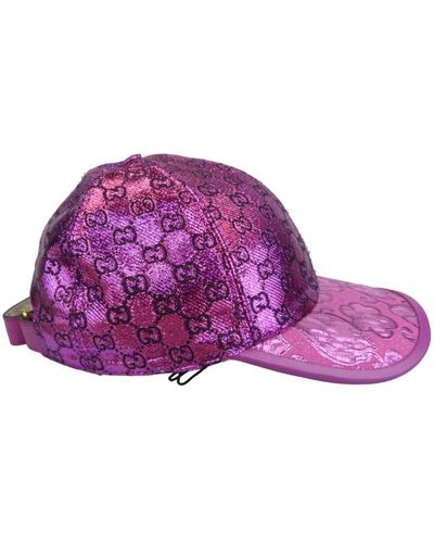Gucci Magenta stylische hüte - Lila