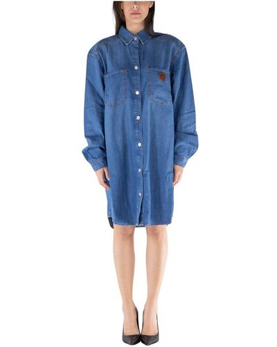 Moschino Shirt Dresses - Blue