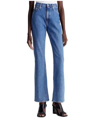 Calvin Klein Authentische bootcut denim jeans - Blau