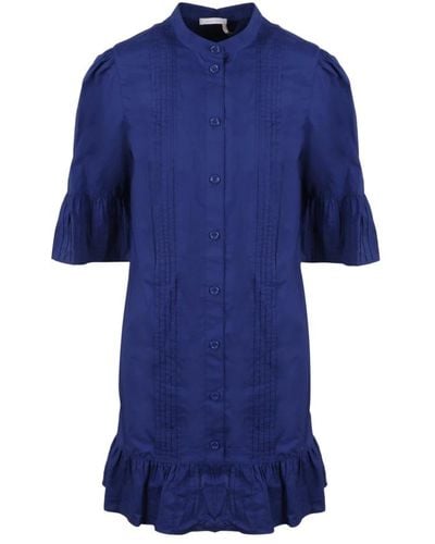 See By Chloé Shirt Dresses - Blue