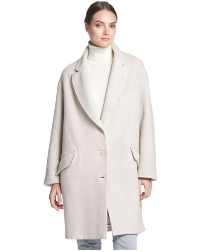 Mason's Coats > single-breasted coats - Neutre