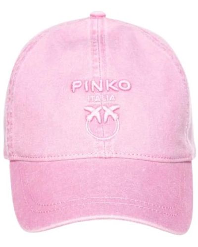 Pinko Love birds berretto da baseball rosa