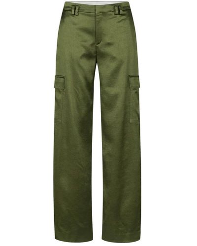 DRYKORN Straight Trousers - Green