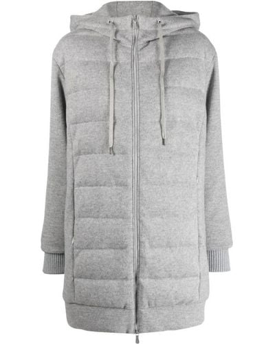 Eleventy Down Coats - Grey