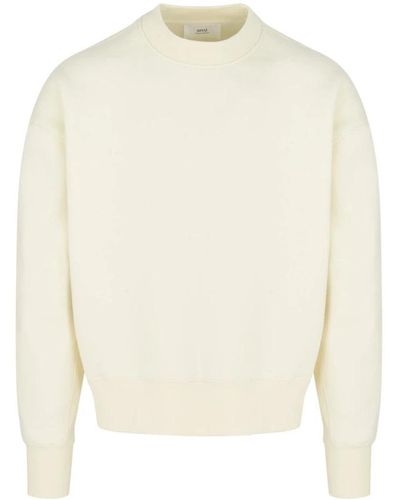 Ami Paris Sweatshirts - White