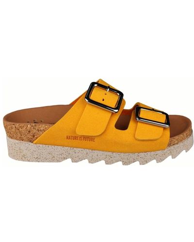 Mephisto Flat sandals - Gelb