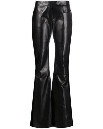 Tom Ford Leather Trousers - Black
