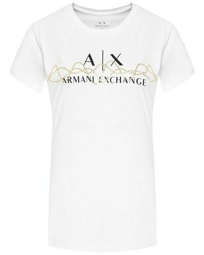 Armani T-shirt 6kytak yj 8qz - Blanco