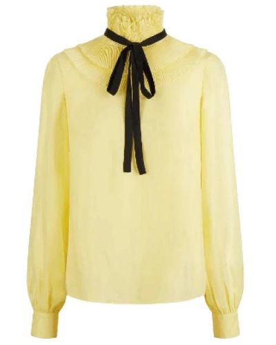 Manoush Long Sleeve Tops - Yellow