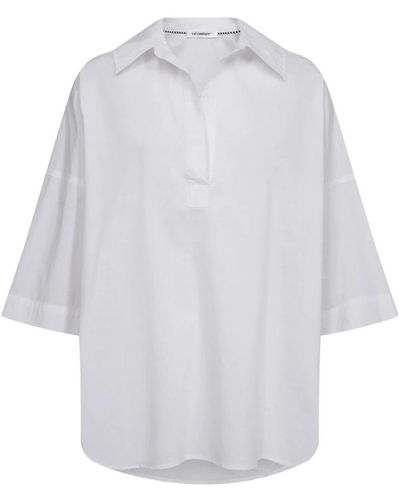 co'couture Blusa camisa primacc pullover blanca - Blanco
