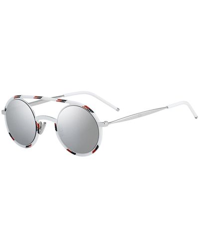 Dior Spotted whte red sonnenbrille,synthesis sonnenbrille in havana light ruthenium/blue - Mettallic
