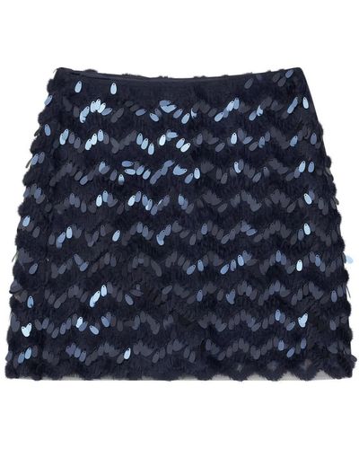 Munthe Short Skirts - Blue