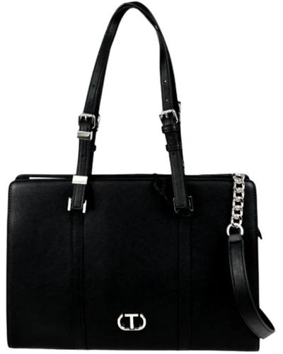 Twin Set Shoulder Bags - Black