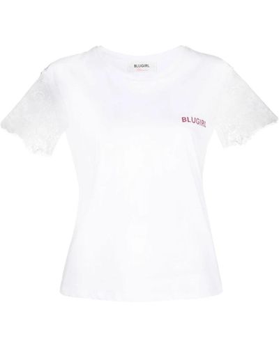 Blugirl Blumarine T-Shirts - Weiß