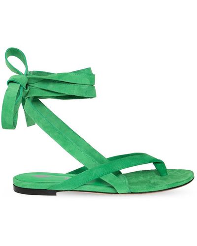 The Attico Beth sandals - Vert