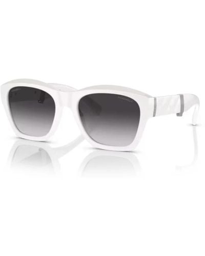 Chanel 6055b sole sonnenbrille - Weiß