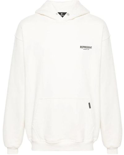 Represent Hoodies - White