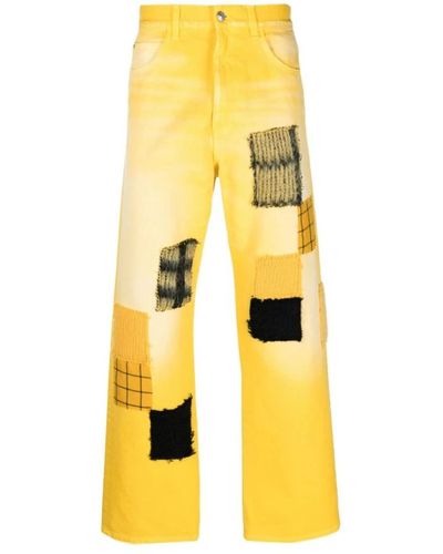 Marni Wide Trousers - Yellow