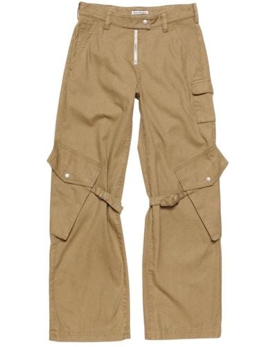 Acne Studios Tapered trousers - Natur