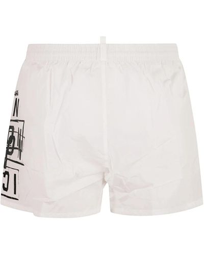 DSquared² Swimwear > beachwear - Blanc