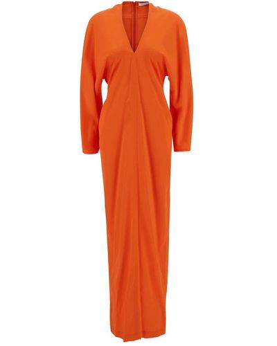 Ferragamo Pantaloni jumpsuit arancioni - Arancione