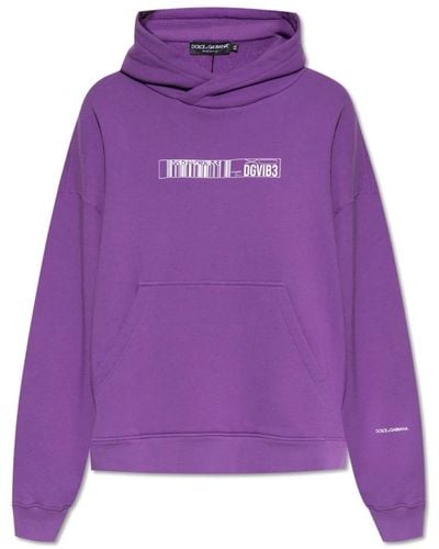 Dolce & Gabbana Sweatshirts & hoodies > hoodies - Violet