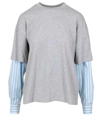 Semicouture T-shirts - Grau