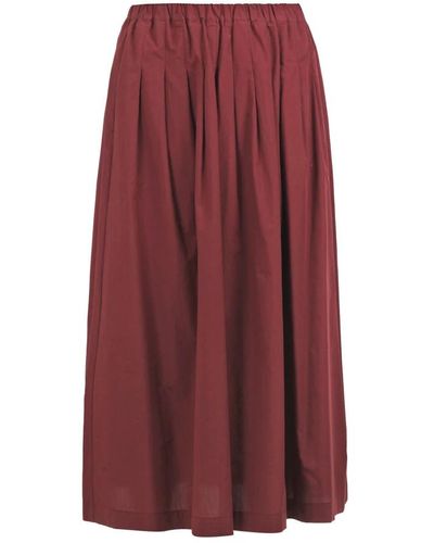 Ottod'Ame Midi Skirts - Red