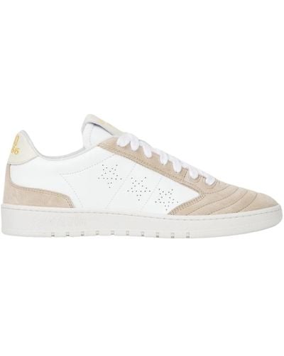 Pantofola D Oro Sneakers bianche stile wembley - Bianco