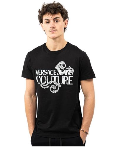 Versace Jeans Couture T-Shirts - Black
