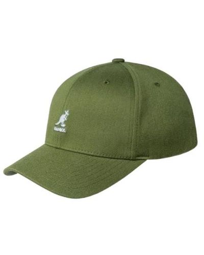 Kangol Wool flexfit baseball cap - Verde