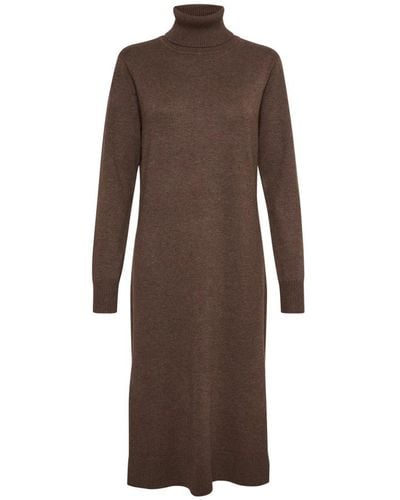 Saint Tropez Knitted Dresses - Brown